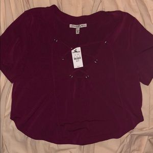 Express Lace Up Crop Top